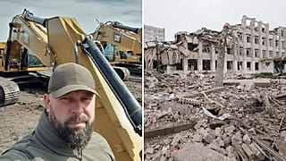 Meet the Ukrainian boss trying to avoid ‘environmental catastrophe’ with recycled concrete.   -  