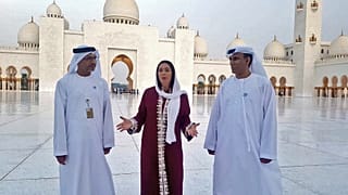 وزيرة المواصلات اللإسرائيلية ميري ريغيف أثناء زيارتها لدبي في 2018