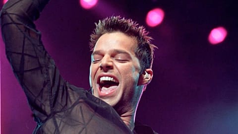 Puerto Rican pop sensation Ricky Martin performs before a crowd of 25,000 during a concert at the SkyDome in Toronto, Canada Saturday, Mar. 18, 2000.