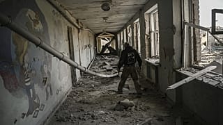 An der Front bei Bachmut in der Ukraine