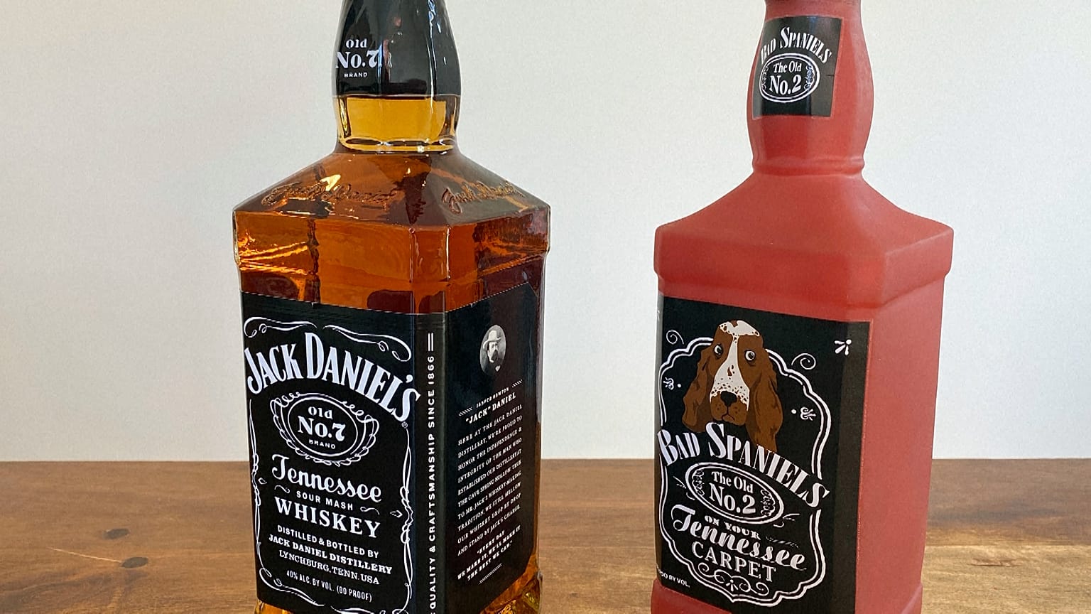 Jack Daniel's have a bone to pick with a certain dog toy company