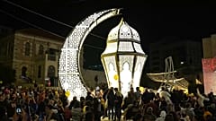 Ramadan-Beleuchtung in Ramallah