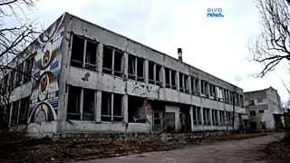 Das völlig zerstörte Werk von Chezara in Tschernihiv, im Norden der Ukraine.