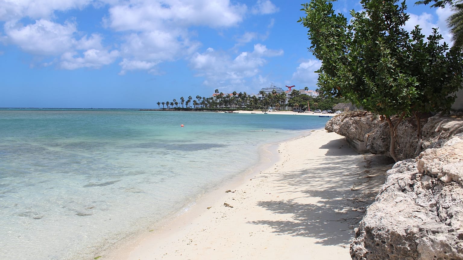 Aruba experiences more sunny days than any other Caribbean island. 