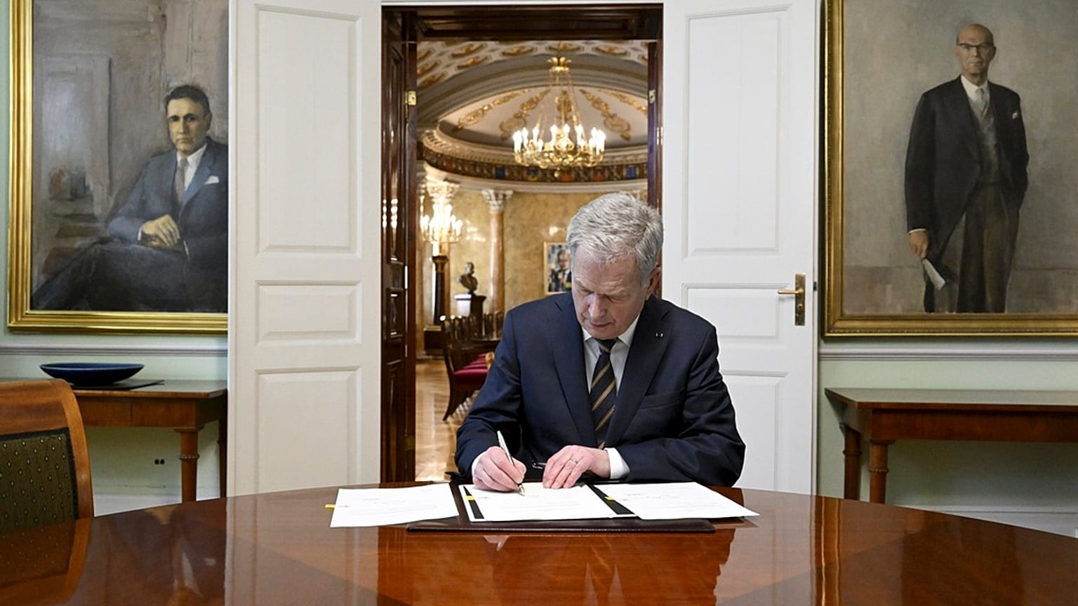 Finnország elnöke Sauli Niinistö