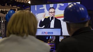 FPÖ-Chef Herbert Kickl bei einer Wahlkampfveranstaltung in Kärnten