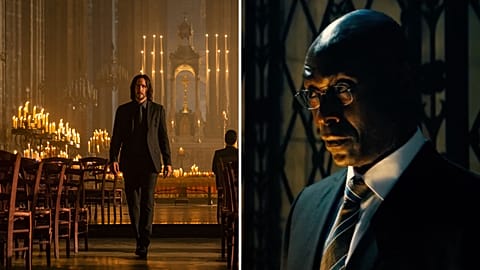 At the Los Angeles premiere of "John Wick: Chapter 4," Keanu Reeves and Laurence Fishburne took a moment to pay tribute to their late co-star