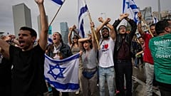 Demonstration gegen Justizreform