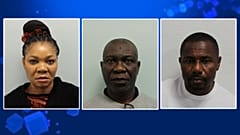 The three defendants, all found guilty.