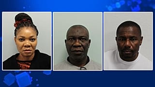 The three defendants, all found guilty.