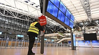 Figyelmeztető sztrájk két héttel ezelőtt, a hamburgi repülőtéren