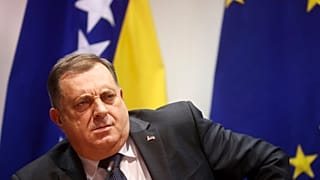 A boszniai szerb vezető, Milorad Dodik