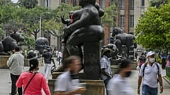 Esculturas do artista colombiano Fernando Botero em Medellín (Colômbia - arquivo)