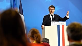 Президент Франции Эммануэль Макрон
