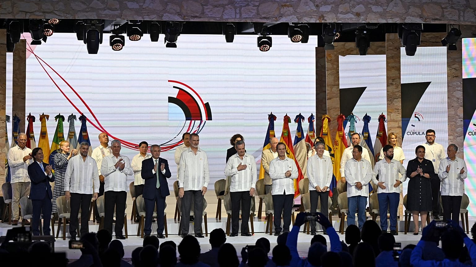 Leaders of the Ibero-American Summit in Santo Domingo, Domenican Republic