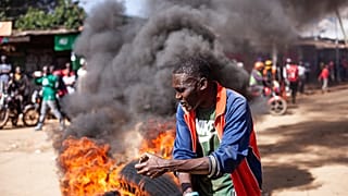Un manifestación masiva convocada en Nairobi, lunes 27 de marzo de 2023. 