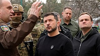 Wolodymyr Selenskyj im Raum Saporischschja