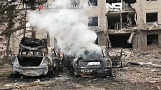 غارة مميتة شنتها القوات الروسية على مدينة سلوفيانسك أسفرت عن مقتل شخصين على الأقل وإصابة العشرات. 27 مارس/آذار 2023