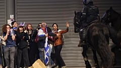 Полиция разгоняет акцию протеста в Тель-Авиве