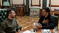Orlando Bloom zu Besuch bei Präsident Selenskyj in Kiew