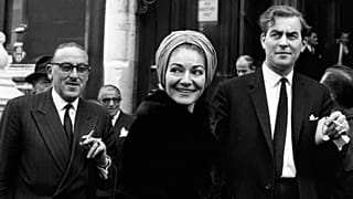 La estrella de la ópera Maria Callas en Londres, el 18 de abril de 1967