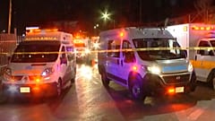 Krankenwagen in Ciudad Juarez in Mexiko, 28. März 2023 