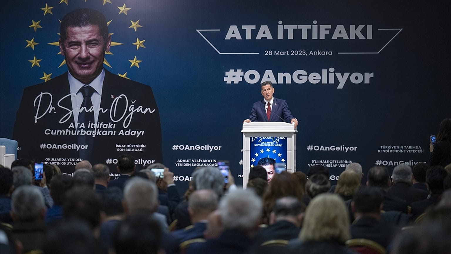 Ata İttifakı'nın cumhurbaşkanı adayı Sinan Oğan