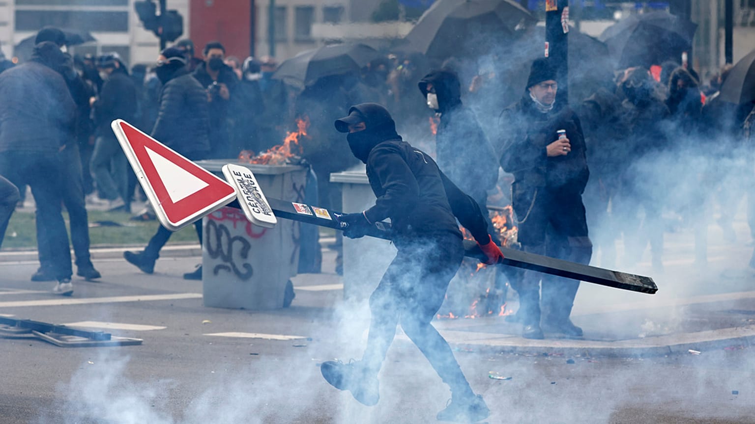 Disturbios en las calles de Francia