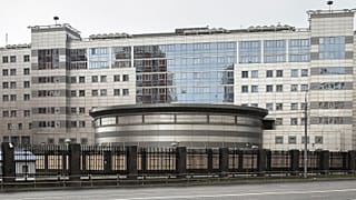 Az orosz katonai hírszerzés épülete Moszkvában