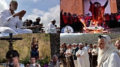 Rain-making prayers and rituals across different cultures.
