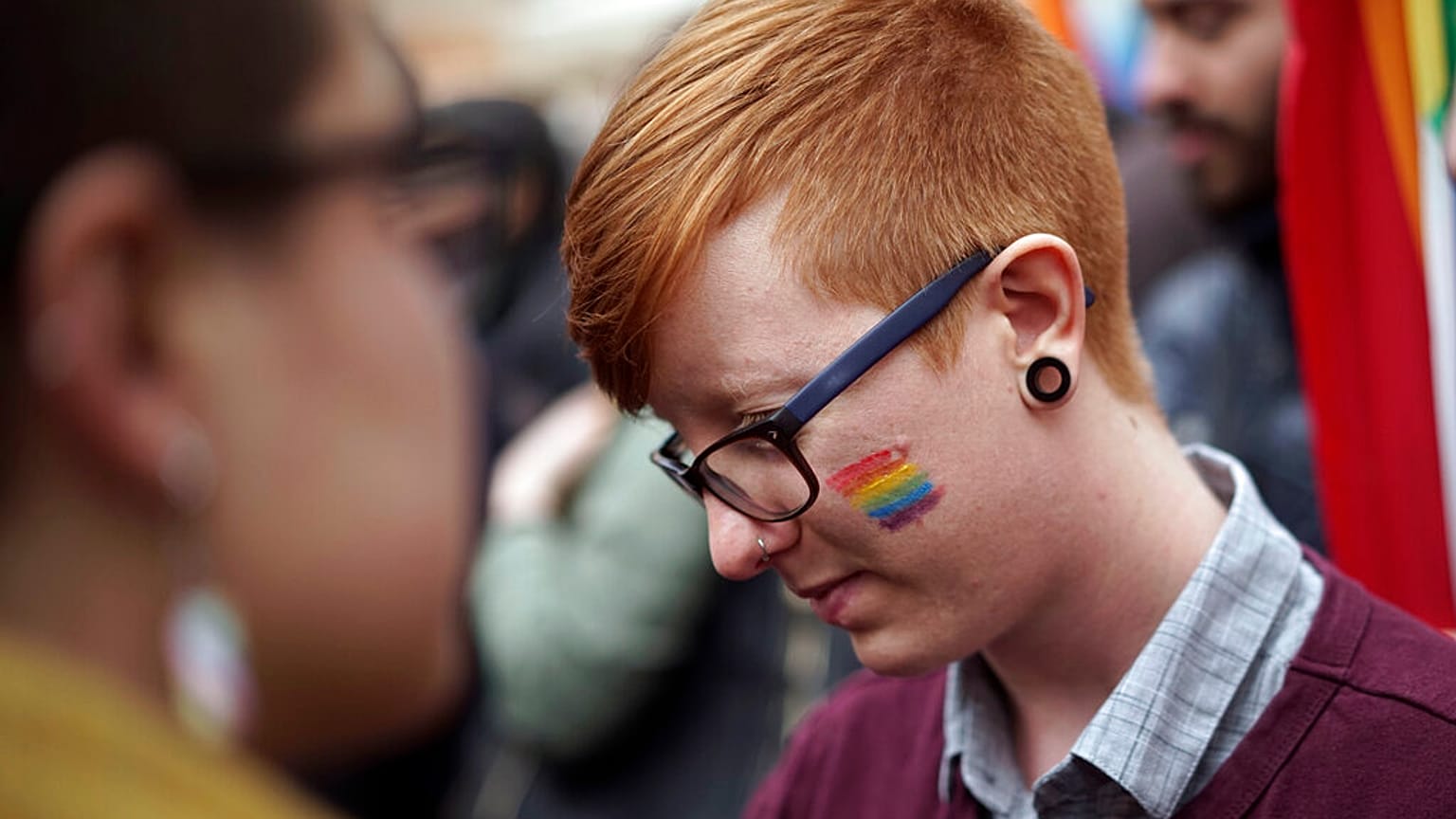 Demonstration für die Rechte homosexueller Paare in Rom.