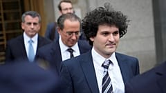 FTX founder Sam Bankman-Fried leaves Manhattan federal court in New York in February