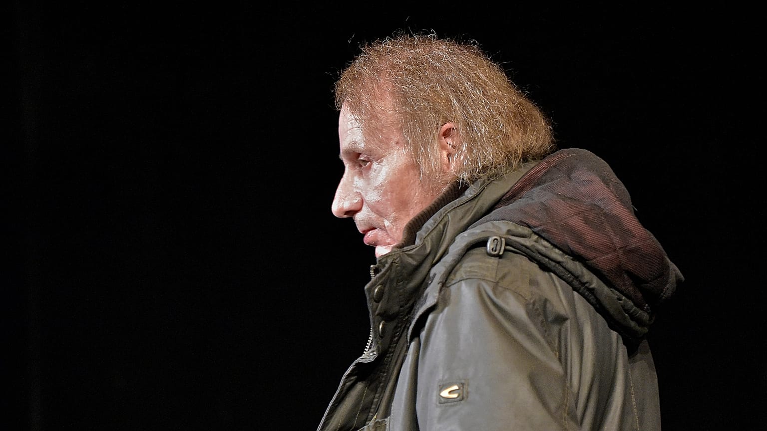 French novelist and poet Michel Houellebecq arrives at a reading of his latest book in Cologne, Germany, Monday, Jan. 19, 2015.