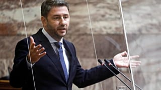 Ο πρόεδρος του ΠΑΣΟΚ-ΚΙΝΑΛ και Ευρωβουλευτής Νίκος Ανδρουλάκης
