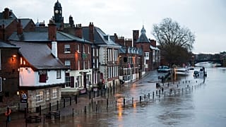 Flooding in York, UK.