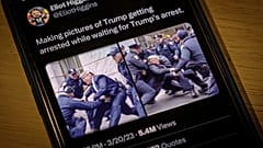 Bir yapay zeka uygulaması tarafından oluşturulan ve Trump'ın New York polisi tarafından tutuklandığını gösteren sahte fotoğraflar tartışmaların fitilini ateşlemişti