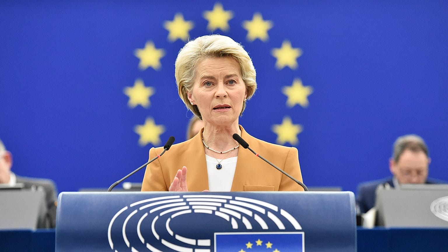 La présidente de la Commission européenne Ursula von der Leyen