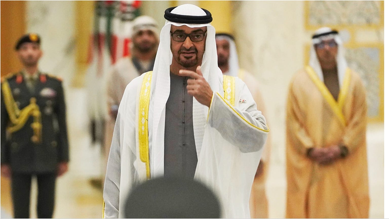 الشيخ محمد بن زايد آل نهيان في قصر الوطن في أبو ظبي- 15 يناير 2023