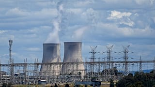 Bayswater Power Station, ein mit Kohle betriebenes Wärmekraftwerk bei Muswellbrook im Hunter Valley, Australien 