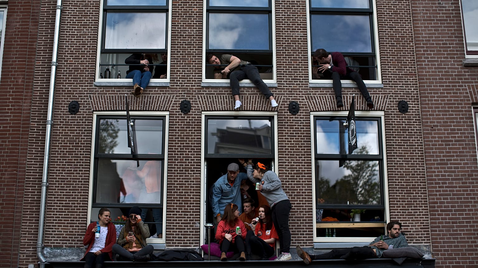 British in Amsterdam. 