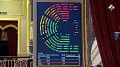 Les députés espagnols ont adopté la réforme des retraites, le 30 mars, par 179 voix pour, contre 104 et 61 abstentions
