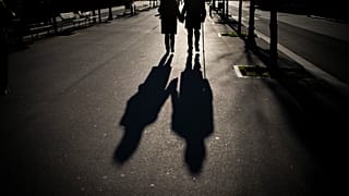 Älteres Paar in Barcelona (Archiv)