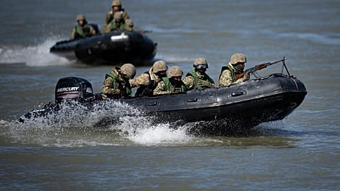 Las maniobras de la OTAN en el delta del Danubio que desemboca en el mar Negro