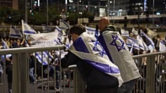 Des partisans du gouvernement israélien 