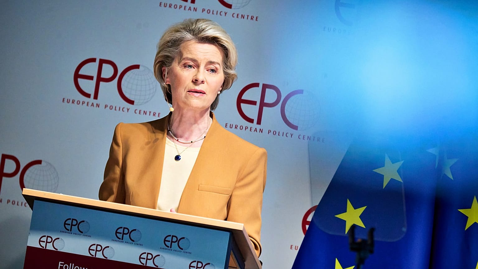 In her speech, Ursula von der Leyen said China was becoming "more repressive at home and more assertive abroad."