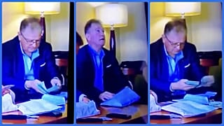 Ferenc Sakalj, az Osijek labdarúgó klub elnöke pénzt számol 2020-ban