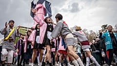جانب من المهرجان في اليابان