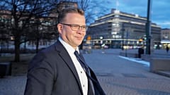 Chairman of the National Coalition Party Petteri Orpo in Helsinki, April 2, 2023