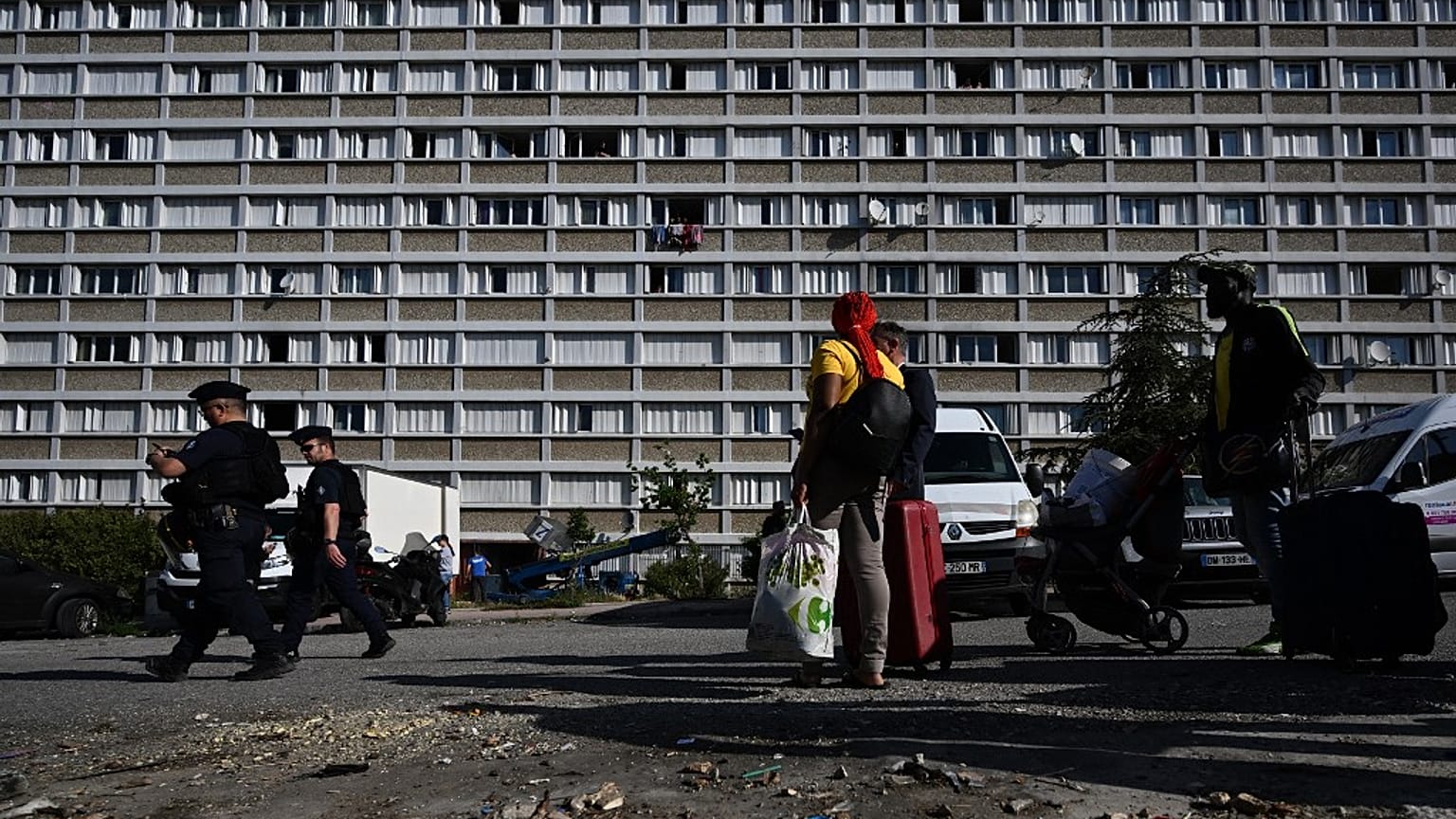 Un bloque de viviendas en Francia