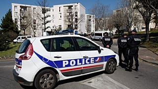 دورية شرطة في مرسيليا عقب حادث إطلاق نار